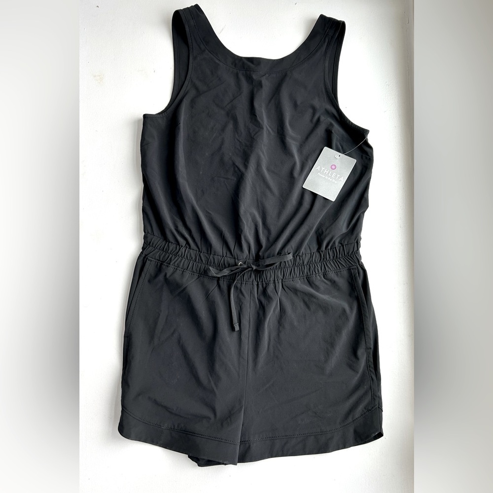 NWT Athleta crossback romper shortie, size small